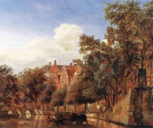 Along the canal